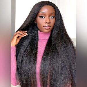 HUMAN HAIR- 3 In 1 Seamless Flip Over Half Wig 20Inch, 200 Density, Headband Wig